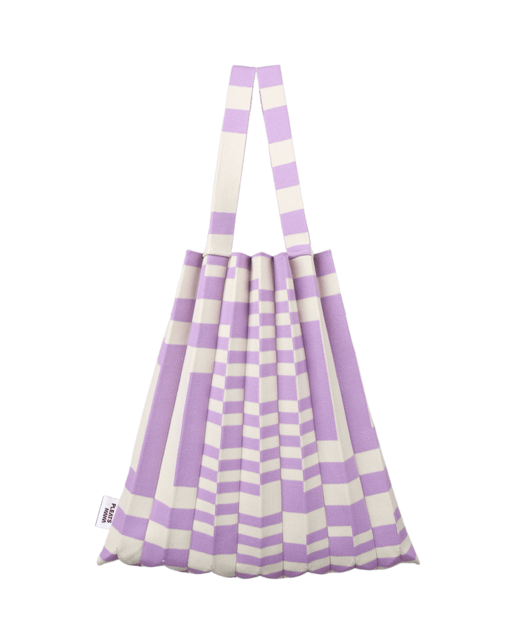 Tote Bag Grid Purple