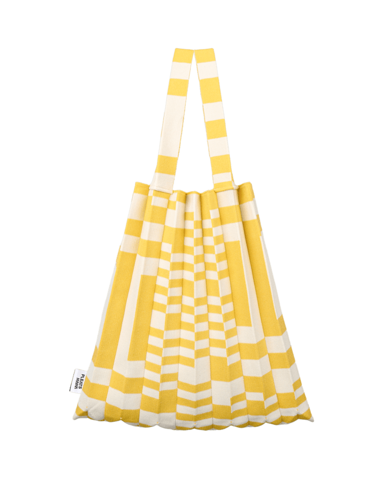 Tote Bag Grid Yellow